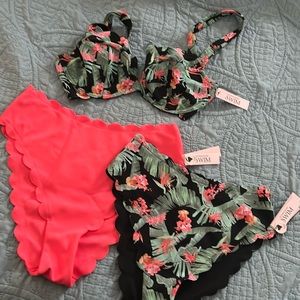 Victorias Secret scallop edge bikini